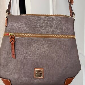 Dooney & Bourke Pebble Grain Crossbody Bag – Elephant Gray – New With Tags